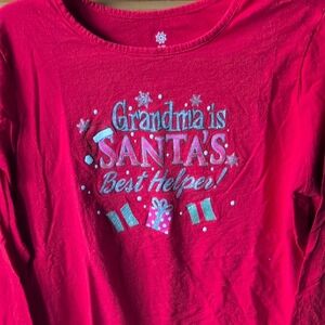 Santa's Helper Kids Shirt - Red